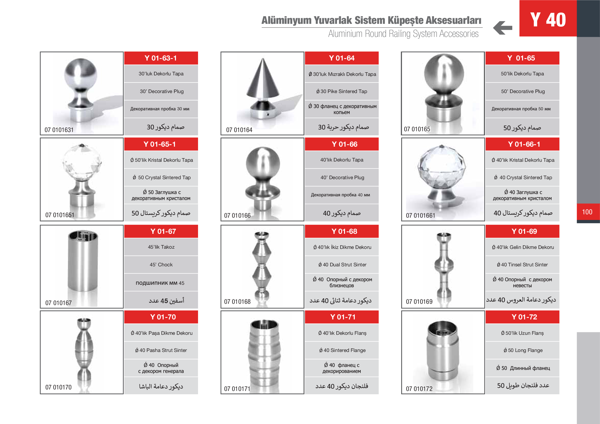 Küpeşte Oval Sistemleri 7